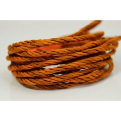 Papiergaren "Twee kleuren" 5 meter - oranje (031)