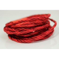 Papiergaren "Twee kleuren" 5 meter - rood (022)