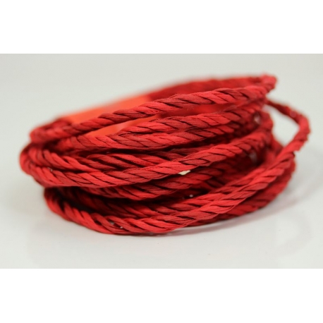 Papiergaren "Twee kleuren" 5 meter - rood (022)