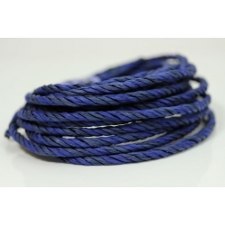 Papiergaren "Twee kleuren" 5 meter - donker blauw (007)