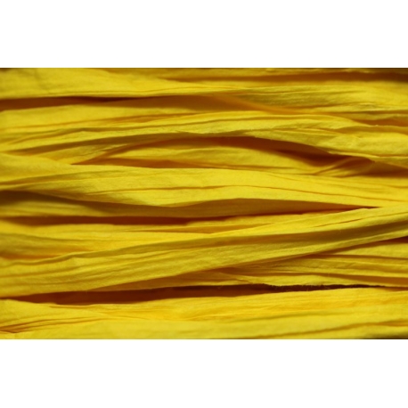 Papierband 15 meter - geel (012)
