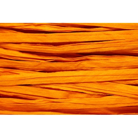 Papierband 15 meter - oranje (031)