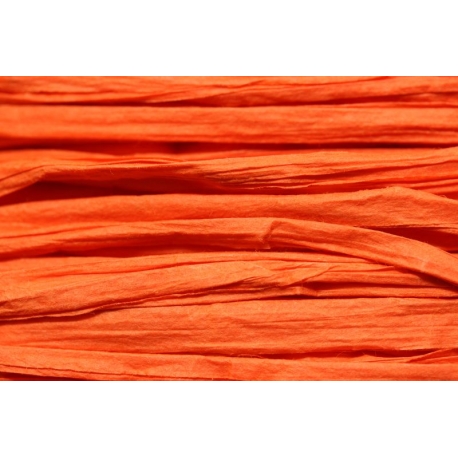 Papierband 15 meter - hard oranje (030)