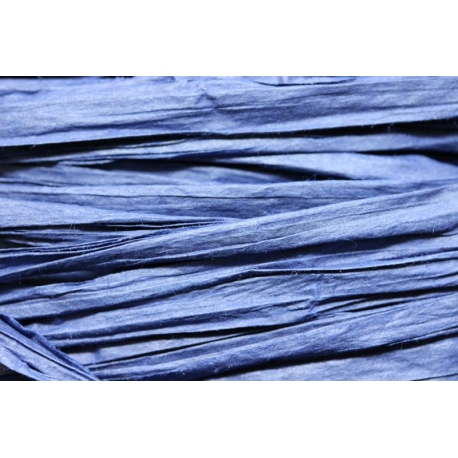 Papierband 15 meter - donker blauw (107)