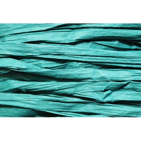 Papierband 15 meter - blauw/groen (120)