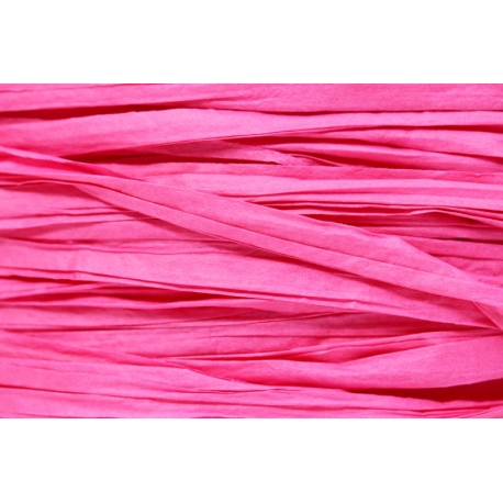 Papierband 15 meter - hard roze (035)