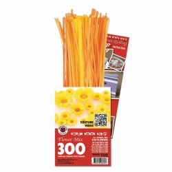 3D Bloemen Quilling pakket - luxe - oranje/geel