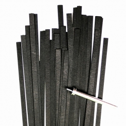 Filigraan papier - 5 mm - zwart