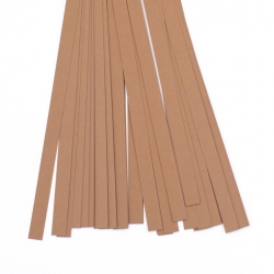 Filigraan papier - 10 mm - donker bruin