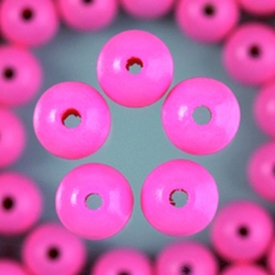 Houten kralen - licht roze 4 mm
