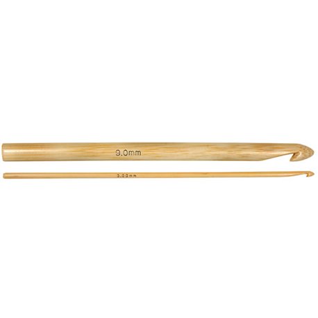 Bamboe haaknaald - 10 mm