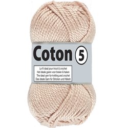 Coton 5 - poeder roze (214)