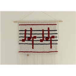 Macramé wandkleed - Music Maestro