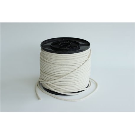 Gevlochten katoentouw - 5 mm - 1 meter touw