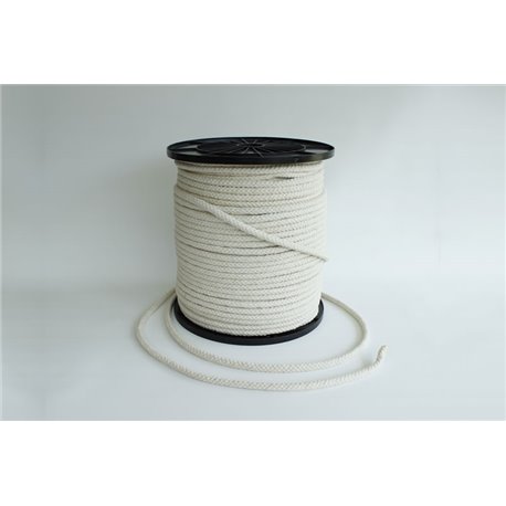 Gevlochten katoentouw - 8 mm - 1 meter
