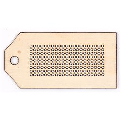 Houten hanger - Label