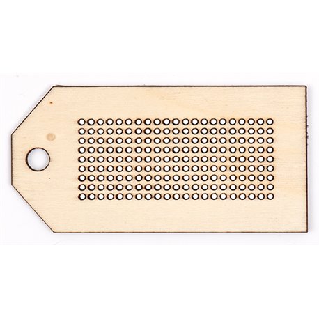 Houten hanger - Label