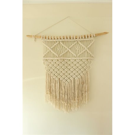 Macramé wandkleed - Monschau - 1,22 x 1,06 m