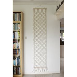 Macramé wandkleed - 0.50 x 2.50 m