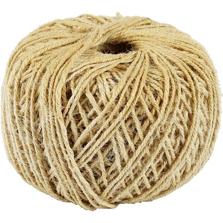 Vlas - 2 mm -gebleekt