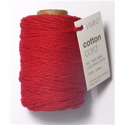 Cotton cord - Rood