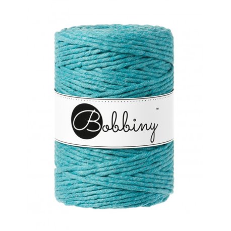 Getwijnd katoen - 5 mm - Turquoise (Teal)