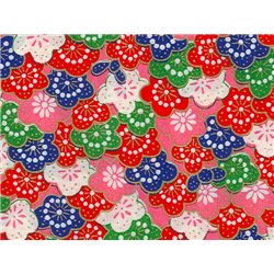 Washi papier motief bloemen - JP0543