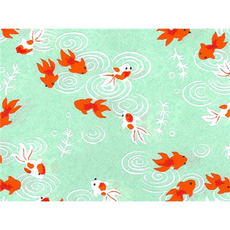 Washi papier motief vissen - JP0501