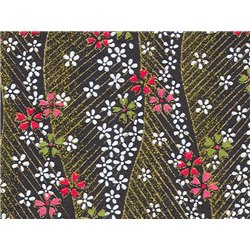 Washi papier motief bloemen en lijnen - JP0601