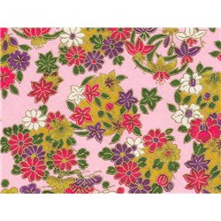 Washi papier motief bloemen - JP0536