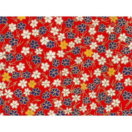 Washi papier motief bloemen - JP0730