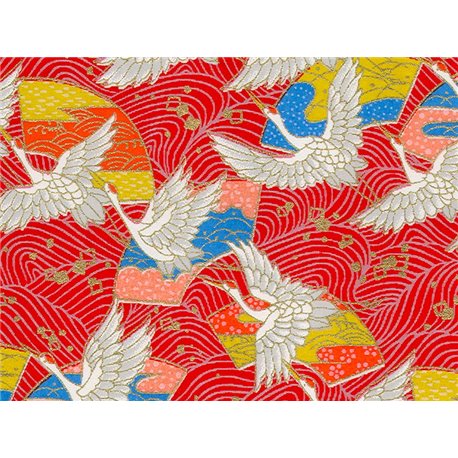 Washi papier motief kraanvogels - JP0771