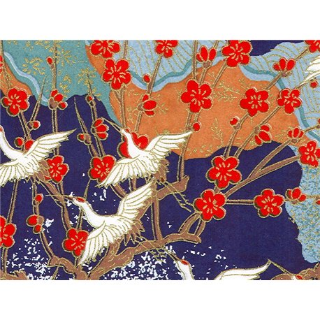 Washi papier motief kraanvogels - JP0781