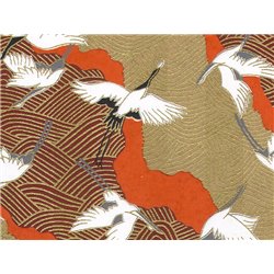 Washi papier motief kraanvogels - JP0792