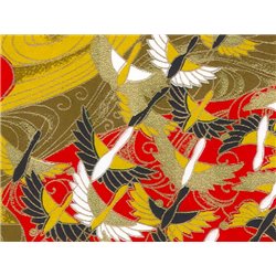 Washi papier motief kraanvogels - JP0801