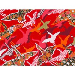Washi papier motief kraanvogels - JP0830