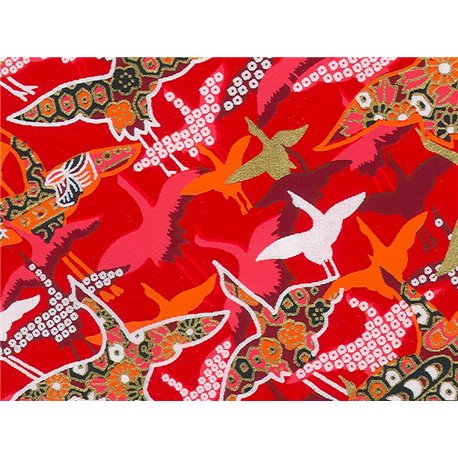 Washi papier motief kraanvogels - JP0830