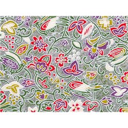 Washi papier motief vogels en bloemen - JP0850