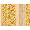 Washi papier motief bloemen en lijnen - JP0870