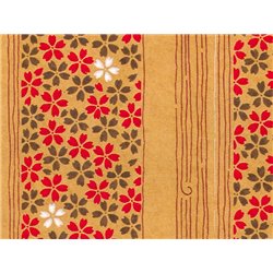 Washi papier motief bloemen en lijnen - JP0871