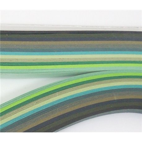 Filigraan papier groen ~ 13mm