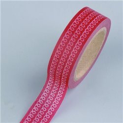 Masking Tape - Krullen rood