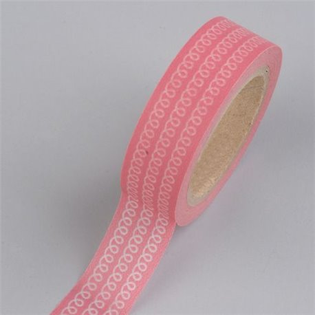 Masking Tape - Krullen rosa