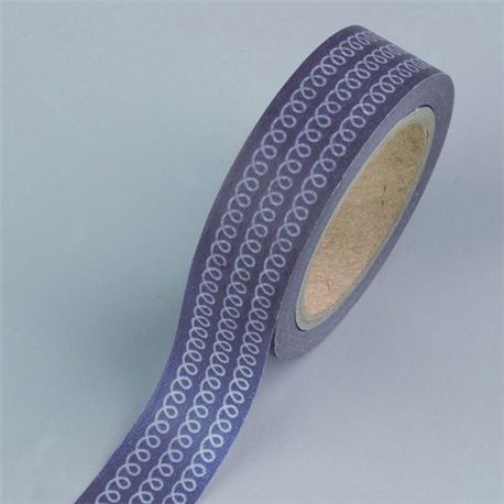 Masking Tape - Krullen zwart