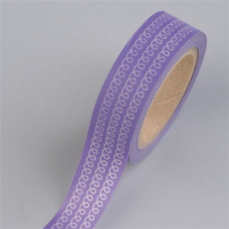Masking Tape - Krullen lila