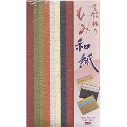 Origami papier 36x26 cm - Goud Momi Washi