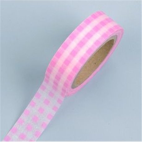 Masking Tape - Ruiten roze