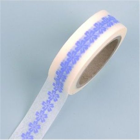 Masking Tape - Bloemenrand violet