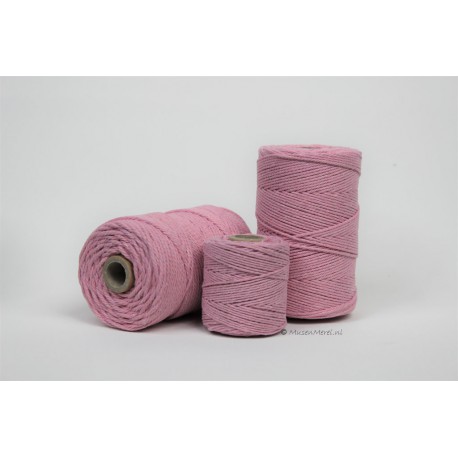 Eco Cotton Twine - Licht Rose - 1 mm