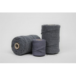Eco Cotton Twine - Grafiet Grijs - 2,2 mm